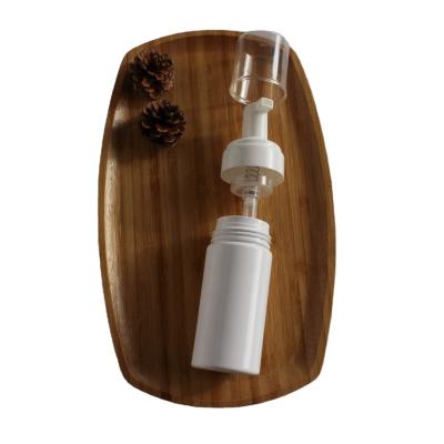 China Cosmetic Factory Wholesale Simple Plastic Cosmetic Bottles Custom Foaming Cleaning Bottle Facial Milk Bottle Underbottling for sale