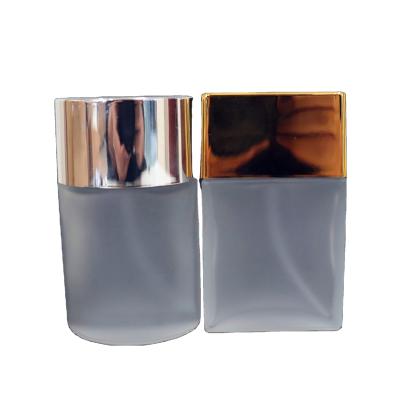 China Portable Wholesale Custom Logo 30ml Frosted Glass Bottle Portable High Quality Perfume Bottle for sale