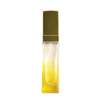 China 20ml30ml Perfume Bottle Cosmetic Rectangular Transparent Screw Cap Glass Perfume Bottle for sale