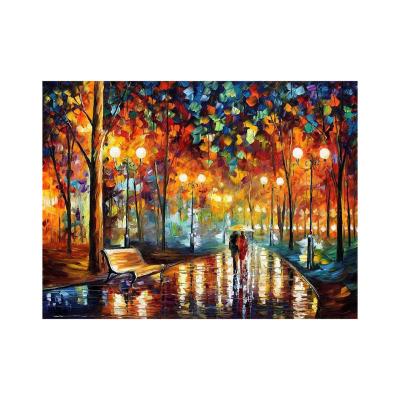 China New abstract digital oil painting living room decoration digital painting classical/postmodern romantic couples landscape diy series oil painting for sale