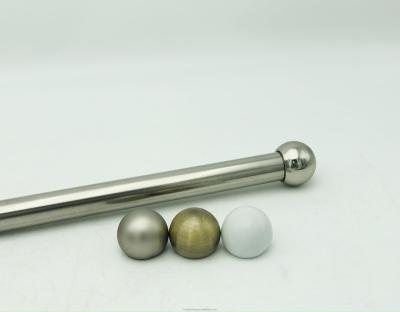 China Modern Good Quality Wholesale Curtain Rod Cover Metal Curtain Pole finials Custom Curtain Accessories for sale