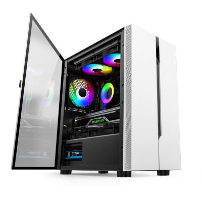 China With Side Panel Window PC Parts CPU Gaming Cabinet RGB Computer Case for sale