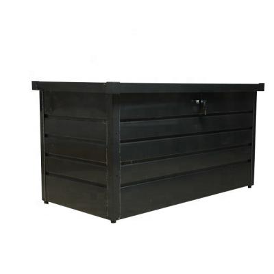 China Easily Assembled Lockable Tool Box 120 x 62 x 63cm Metal Gas Lift Chest 360L Storage Box Garden for sale