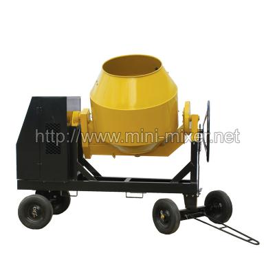 China 350L 400L 500L 600L Building Material Stores Cement Mixer With Engine Electric Motor Gasoline Diesel Gasoline for sale