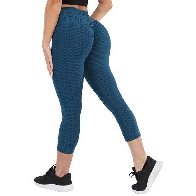 China 2022 New Products Breathable Ladies Side Mesh Yoga Pants Compression Fitness High Wear Women Waist Gaiters for sale