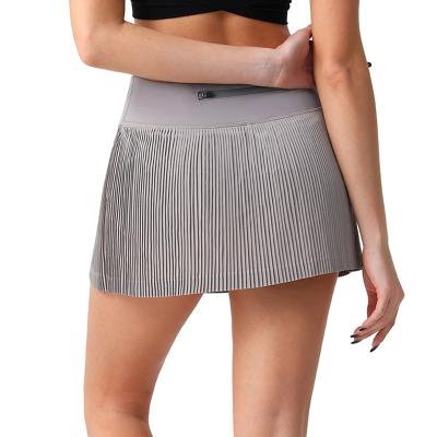 China Summer Breathable Fashion Sexy Mini Sportswear Girls Tennis Skirt Short Ladies Tennis Skirt for sale