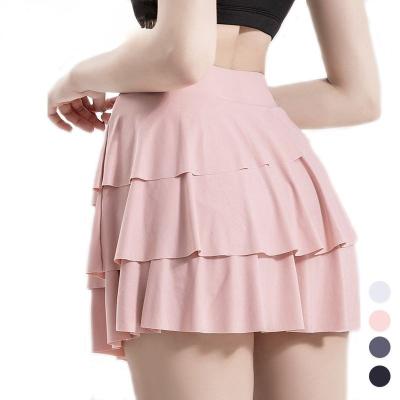 China Breathable Summer Fashion High Quality New Tennis Use Mini Skirt Pleated Golf Tennis Skirt Women High Waist for sale