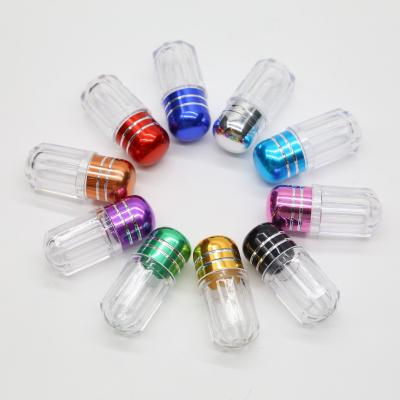 China Hot Sale Medicine Mini Pill Vial Rhino Pills For 0 And 00 Containers Bullet Shaped Plastic Capsule Bottle for sale