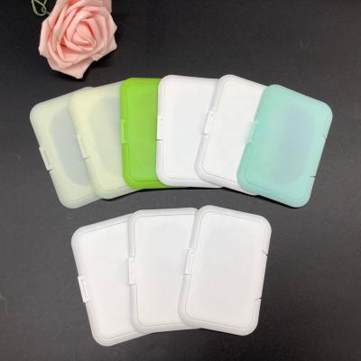 China High quality newest design non refillable pp plastic lids for wet wipes packaging bag container for sale