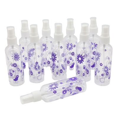 China Small Travel Cosmetic Portable Plastic Bottles And Containers Travel Plastic Spray Bottle Set for sale