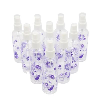 China Fine Mist Spray Bottle Packaging 100ml 150ml 180ml 200ml PET Cosmetic White Face Body Bottle for sale