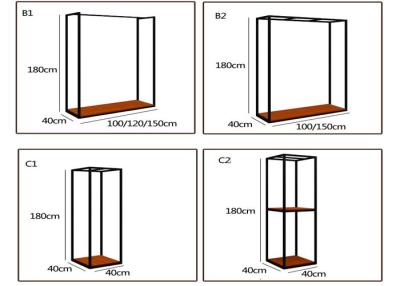 China Soportes de exhibición de la ropa de la tienda de la ropa de las mujeres para el centro comercial/la tienda de cadena en venta