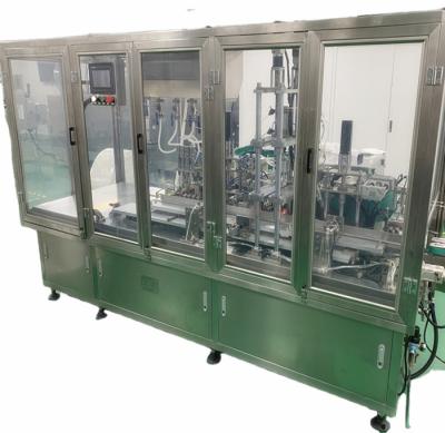 China Automatic Food 2 Heads Filling Machine Liquid Milk Bottle Filling And Cap Tightening Capping Machine for sale