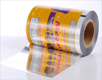 China Custom Moisture Proof Moisture Proof Printed Plastic Film Roll BOPP Film Roll Food Packaging Bags Film for sale