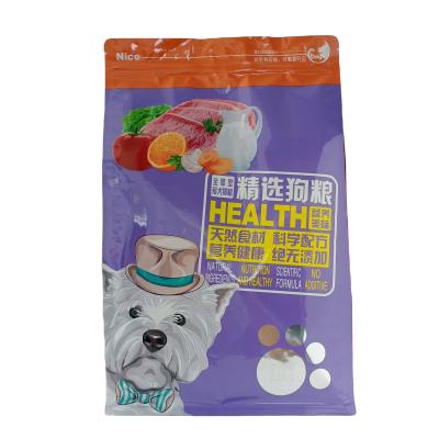 China Custom Pet Food New Products Moisture Proof Bags Custom Print Stand Up Pet Food Packaging Bag for sale