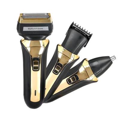 China Multifunctional Rechargeable Twin Blade Electric Shaver 3in1 Hair Trimmer Nose Trimmer for sale