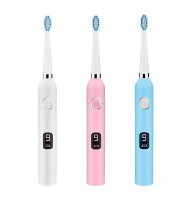 China New custom smart electric toothbrush model ABS logo electric toothbrush with brush head for sale