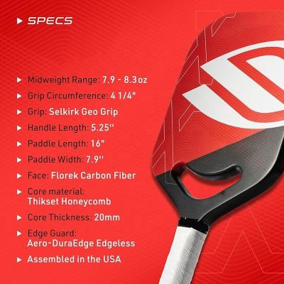 China 360° Unibody Thermoformed Head to Handle Pickleball Paddle with PP Honeycomb Core for sale