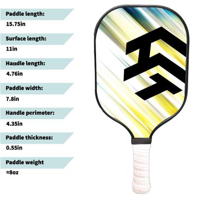 China OEM ODM Custom Printed Pickleball Paddles Fiberglass Indoor Pickleball Set for sale