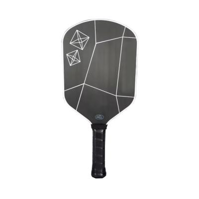 China Custom Hot-Pressed Rough Frosted Pickleball Paddle with 10.7mm Handle Circumference for sale