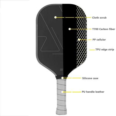 China 190*418*16mm Pickleball Paddle with Coarse Supertexture Surface and USAPA Standard for sale