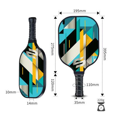 China High Rebound Pickleball Paddles Black 125mm Handle USAPA Approved for sale