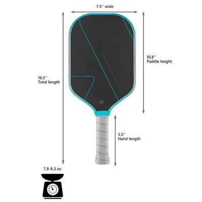 China Thermoformed Carbon Fiber Pickleball Racket Custom LOGO With Propulsion Core for sale