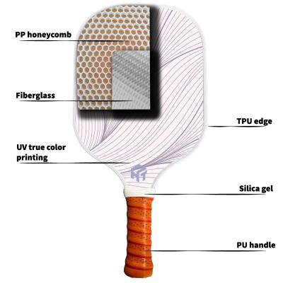 China Lightweight Honeycomb PP Core Fiberglass Picking Racket for All Experience Levels for sale