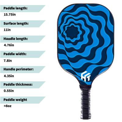 China Lightweight and Comfortable Pickle Ball Paddle with Usapa Approved PP Honeycomb Core for sale