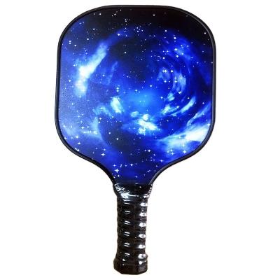 China 8-50 Age Group Fiberglass Pickleball Paddle with Star Pattern and Sweat-Wicking Handle for sale