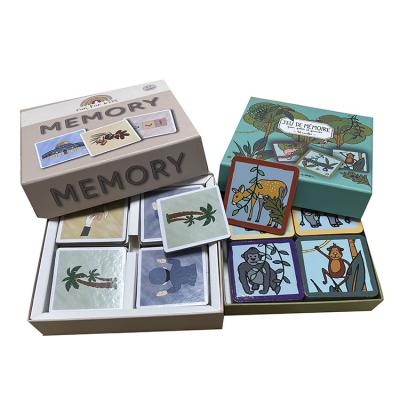 China Packaging and Shipping Custom Memory Game Cards for sale