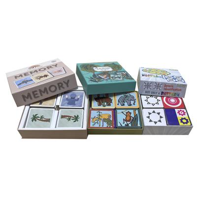 China Packaging and Shipping Custom Memory Game Cards for sale