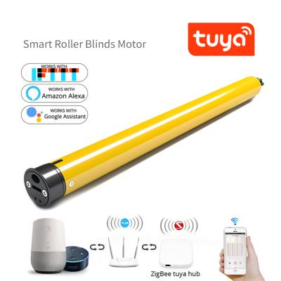 China / Smart Home Electric Blind Tubular Omni 25 Mm Curtain Roller Motor Tubular Drive With Solar Panel for sale