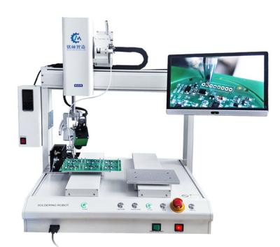 China Automation Equipment Robot Maker Double Head With Digital Display PCB Board Automatic Soldering Machine for sale