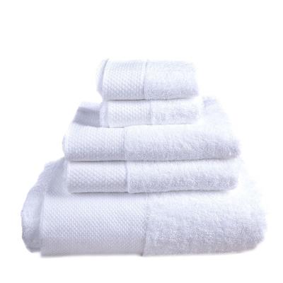 China Custom 100% Custom Logo Bathroom Cotton Face Hand Bath Hotel Towel Set Five Star Hotel Child Safe Towels for sale