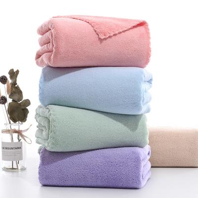 China OEM Water Absorption Quicky Microfiber Towel Bath Towels Child Safe Strong Dry Wholesale Price For Spa Beauty Home Use for sale