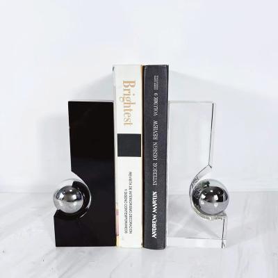 China Simple Decoration Bookend Study Bookshelf End Book China Crystal Ball Decorative Illustration for sale