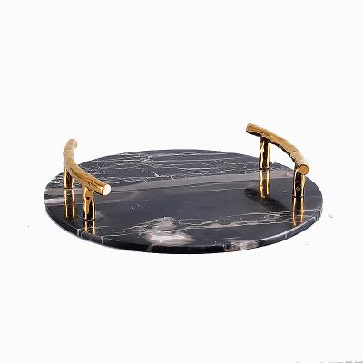 China China Room Living Room Dining Table Marble Tray Decoration Sale Office Modern Soft North European Model Home Decoration for sale