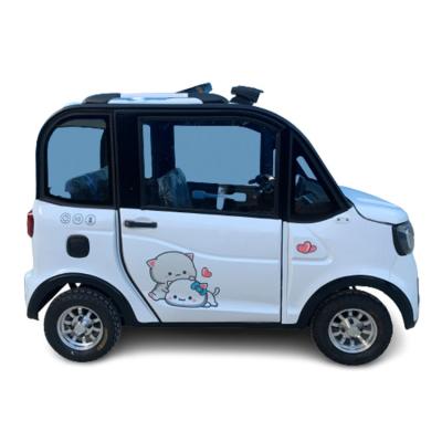 China Factory Price Best Passenger Cased Style 4 Small Wheel Mini Electric Car With Handle Bar for sale