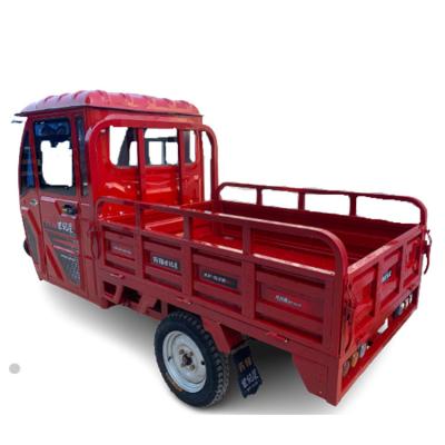 China Cargo factory sales 3 wheel electric cargo tricycle with full closed cabin used for transport cargo for sale