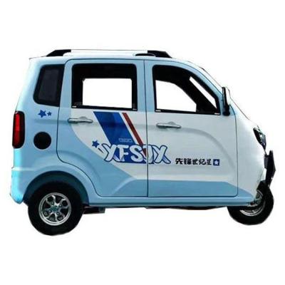 China Good Quality High Power Passenger Electric Tricycle 5 Doors 3 Wheels Enclosed Delivery Car For Adult for sale