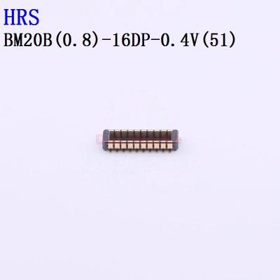 China 51) BM20B (0.8) - 16DP-0.4V (SMD, P=0.4mm mezzanine connectors (board to board) HRS BM20B (0.8) - 16DP-0.4V (51) for sale