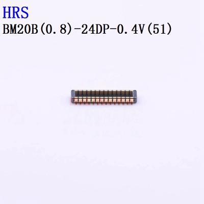 China 51) BM20B (0.8) - 24DP-0.4V (SMD, P=0.4mm mezzanine connectors (board to board) HRS BM20B (0.8) - 24DP-0.4V (51) for sale