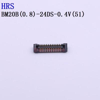 China 51) BM20B (0.8) - 24DS-0.4V (SMD, P=0.4mm mezzanine connectors (board to board) HRS BM20B (0.8) - 24DS-0.4V (51) for sale