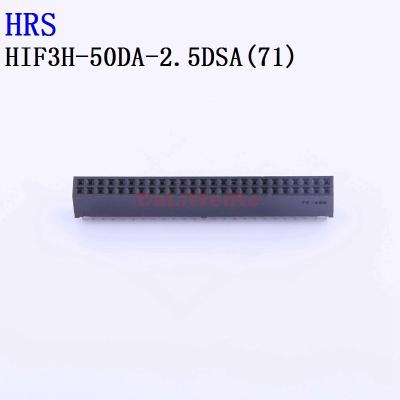 China 71) HIF3H-50DA-2.5DSA HRS (DIP, P=2.54mm HIF3H-50DA-2.5DSA (71) Female Headers for sale