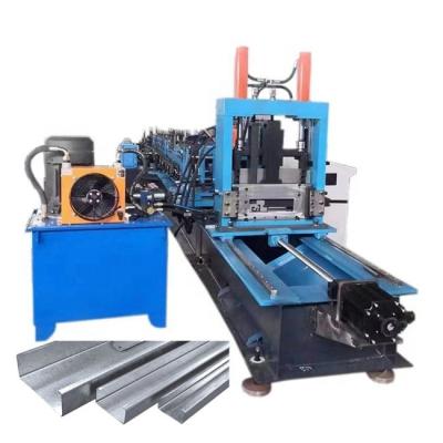 China Interchangeable Hotels Metal CZ Steel Purlin Roll Forming Machine For Steel Construction for sale