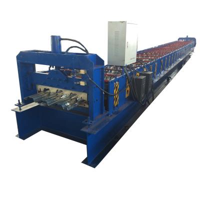 China Hotels 2023 year hot sale 688 metal sheet colored steel decking pressing floor deck tile making machine for sale