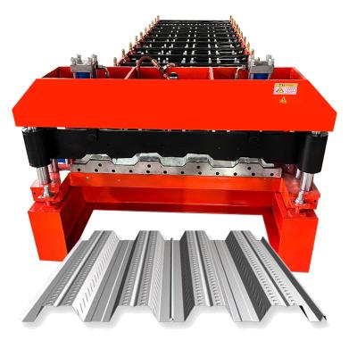 China 2023 Hotels 688 High Quality Galvanized Steel Metal Floor Deck Roll Forming Making Machine For Good Price for sale