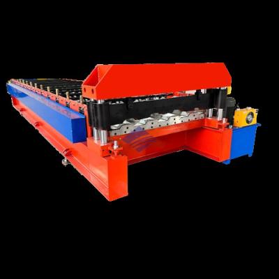 China Hotels Steel Building Forming Used 688 Steel Sheet Formed Floor Deck Making Machine for sale