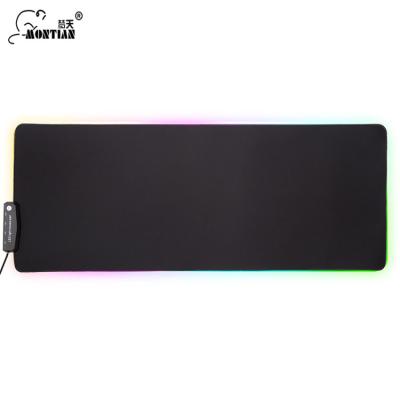 China Montian Gaming Manufacturers Direct Selling 4USB RGB Large RGB Mousepad Gaming Light Mouse Pad for sale